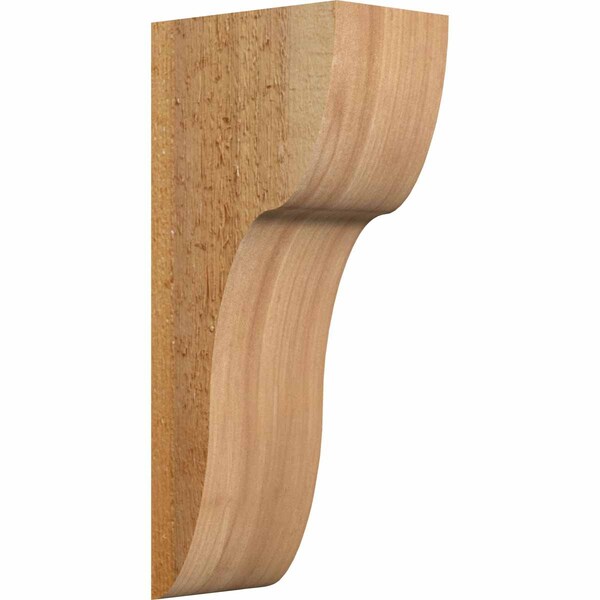 Ekena Millwork Carmel Rough Sawn Corbel, Western Red Cedar, 4"W x 6"D x 14"H COR04X06X14CAR00RWR - main